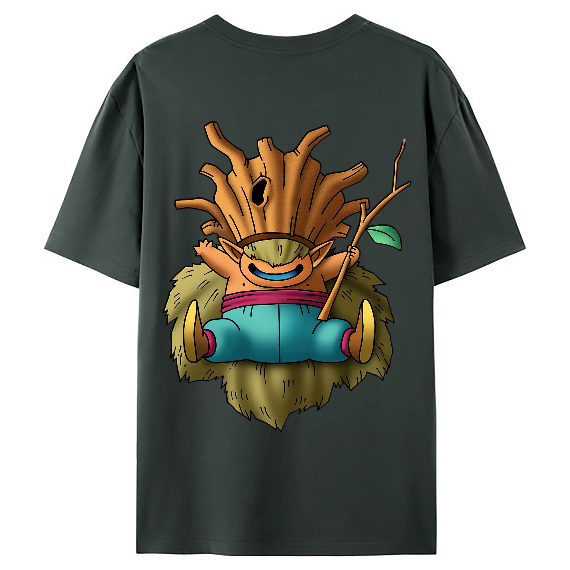 （画像用） ドラゴンクエスト Doragon Kuesuto Dragon Quest 綿100％ メンズ半袖Tシャツ（バックプリント） 通気性
